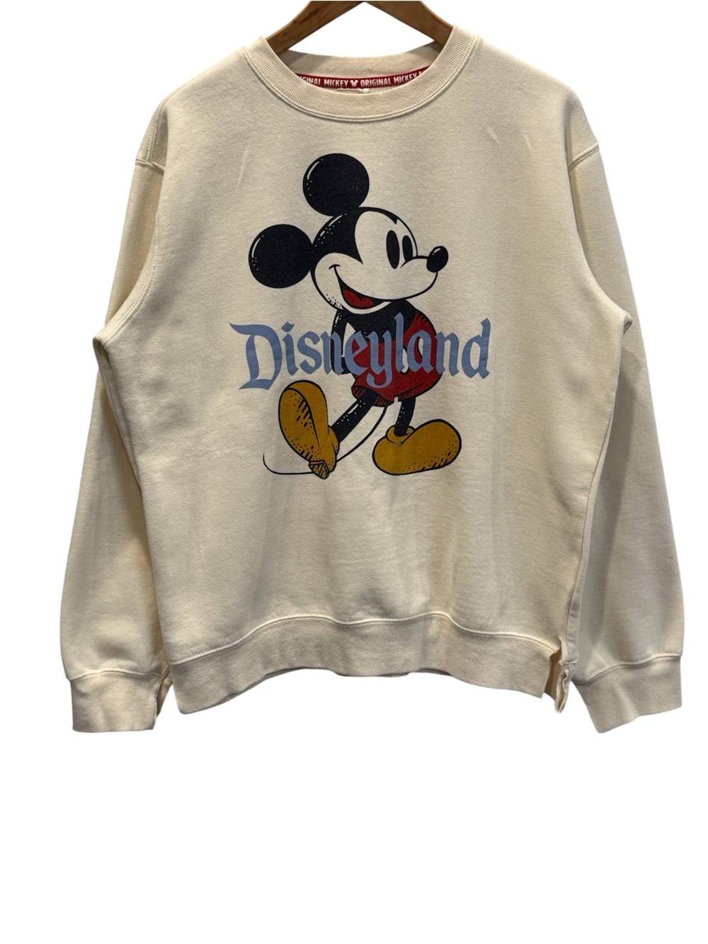 Vintage Style Disneyland Mickey Mouse Crewneck Sweatshirt – Women’s Large